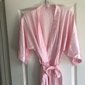 Beautiful Pink Bridal Robe.